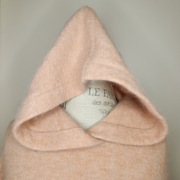 Little Moon Pink Knit Hoodie - Picture 5 of 9